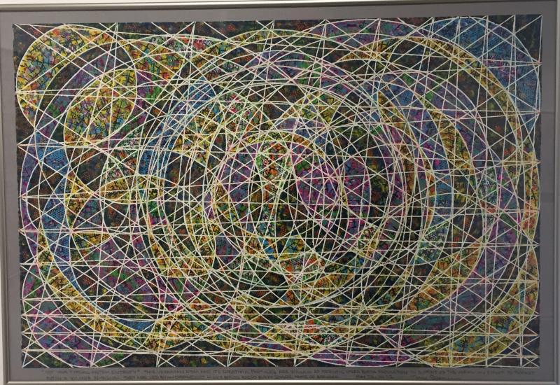 Terry Seaman’s “Not Your Typical System Entrophy” was completed May 22. Terry Seaman