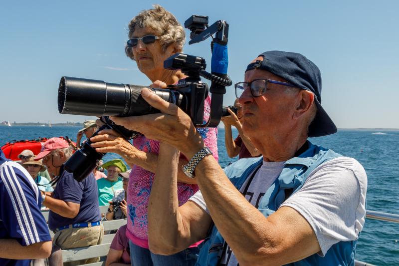 A Windjammer Days Photography Cruise participant. Mike Leonard photo