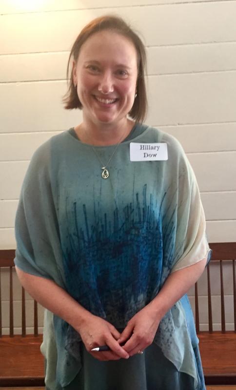 Children’s author Hillary Dow illustrates her tales with locally sourced sheep’s wool. LISA KRISTOFF/Boothbay Register Hillary Dow