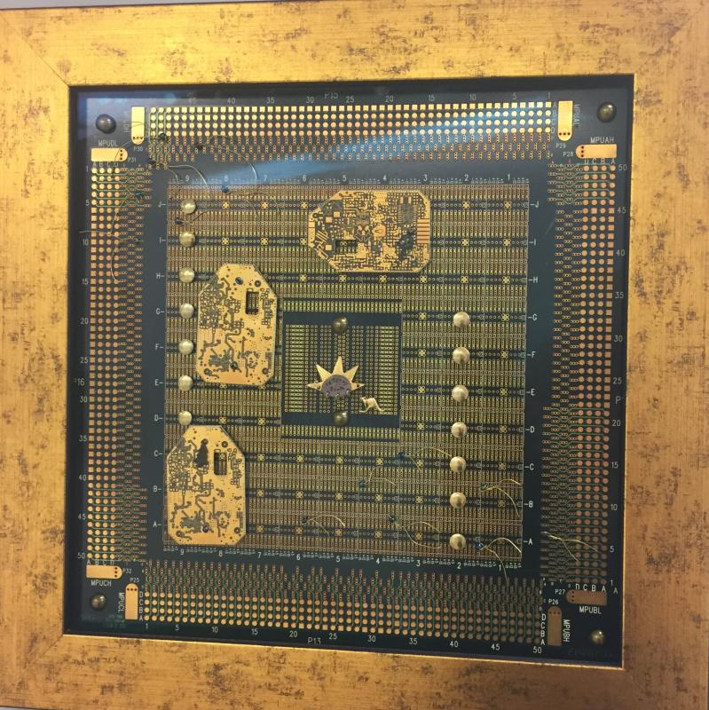 “Evolution” by Marylou Ashooh Lazos now at BRAF in the new member show.