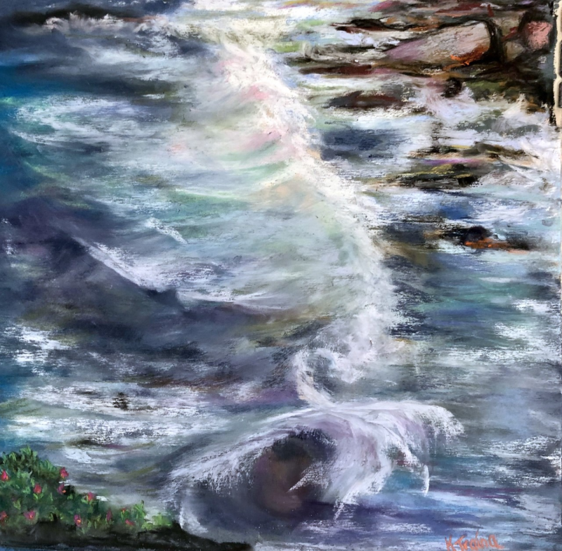 This Kimberly Skillin Traina pastel is among the artist’s work in the upcoming Art at the Grill show running Aug. 11-Sept. 19. Courtesy of the artist Kimberly Skillin Traina