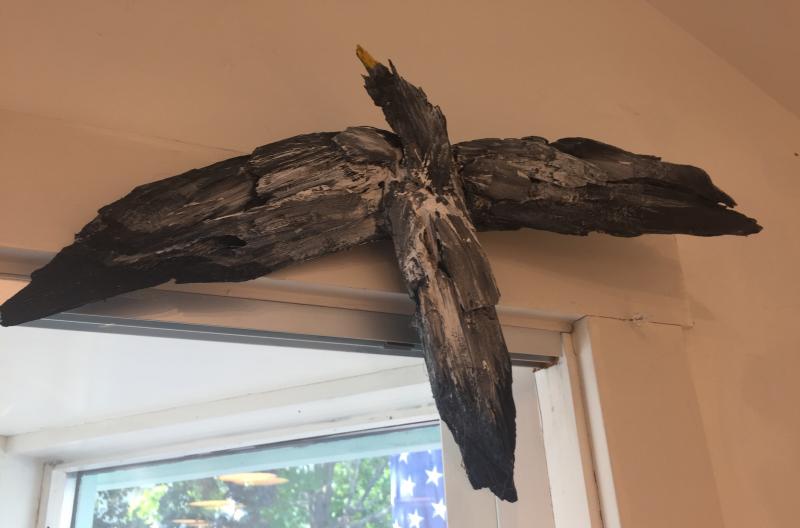 Southport artist Margaret Canepa’s gulls have flown back to Gold/Smith Gallery. LISA KRISTOFF/Boothbay Register