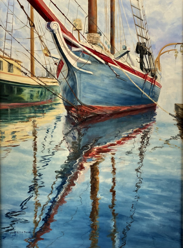 A watercolor by Susan Tilton Pecora. See more of her paintings at Damariscotta River Grill beginning Aug. 11. Courtesy photo Susan Tilton Pecora