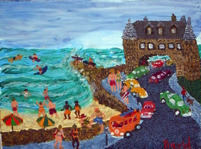 Another David Dupree work, entitled “Naragansett Pier” —12” x 16” at Studio 53.