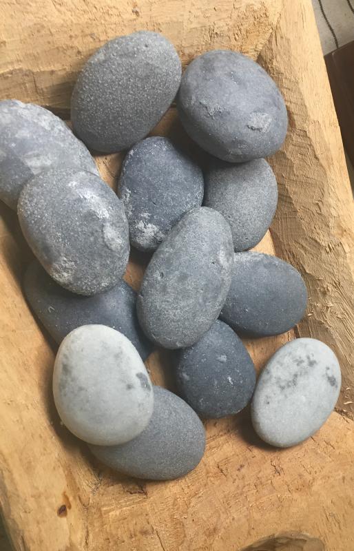 Beach stone bath soaps. LISA KRISTOFF/Boothbay Register