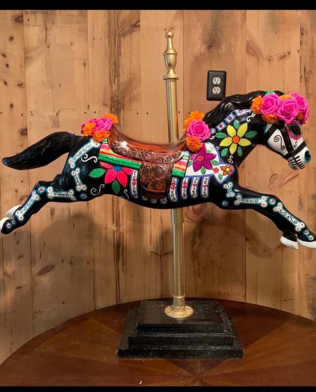 Cathie Peters painted this little beauty now at Janson’s Clothing Store. Courtesy of Burke’s Island Farm
