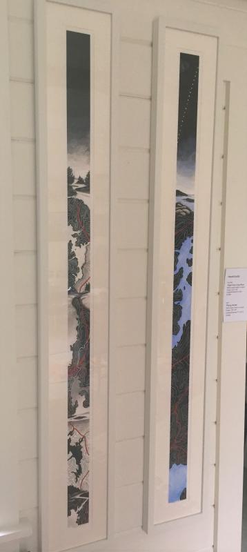 Gayle Fraas & Duncan Slade water based media on paper. LISA KRISTOFF/Boothbay Register Fraas/Slade