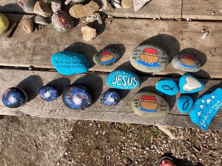 Galaxy and Christian rocks. Courtesy of Mari McGuire