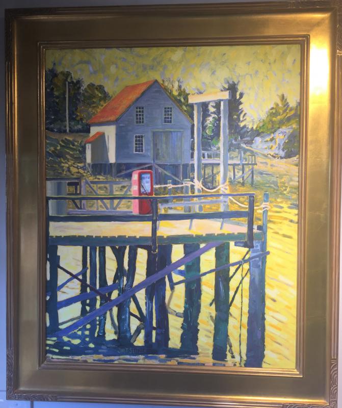 “Icons: Pratts Landing” - oil on canvas - John M. T. Seitzer John M.T. Seitzer
