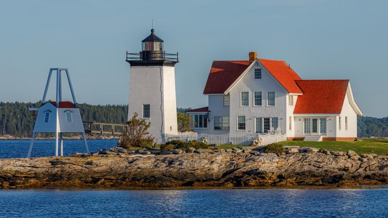 Sunrise Lighthouse Photography cruise photo of Hendricks Head by Mike Leonard