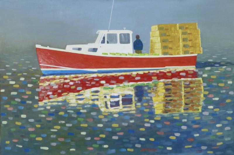 “What Lies Ahead,” - 24 x 26 oil - John MT Seitzer John MT Seitzer