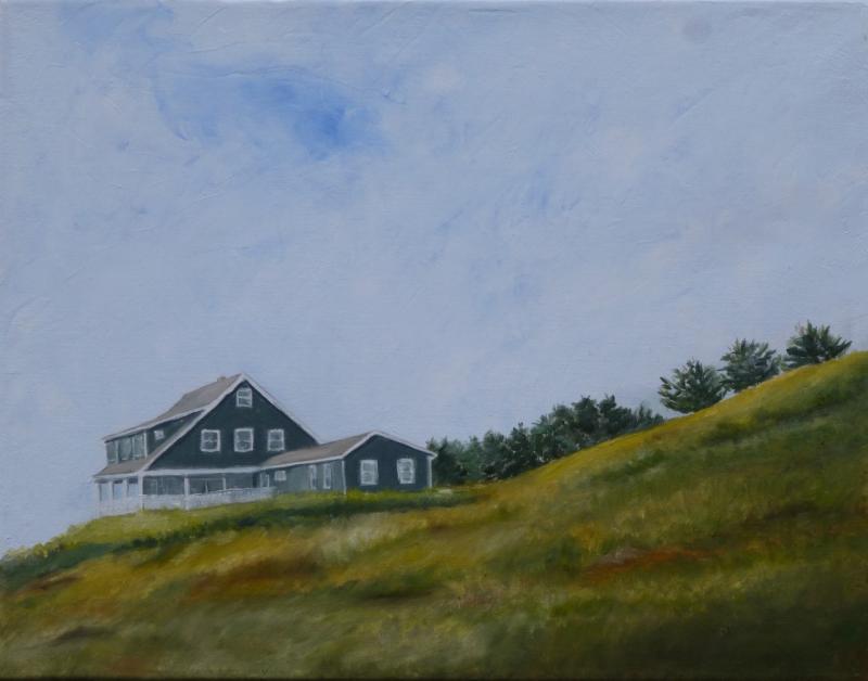 Lynne Seitzer - “Lobster Cove, Monhegan” - 16 x 20 oil Lynne Seitzer