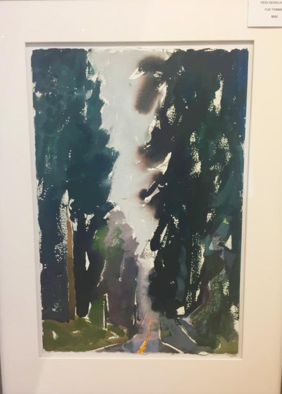 “Fur Trimmed” - watercolor by Heidi Seidelhuber/Studio 53. Heidi Seidelhuber