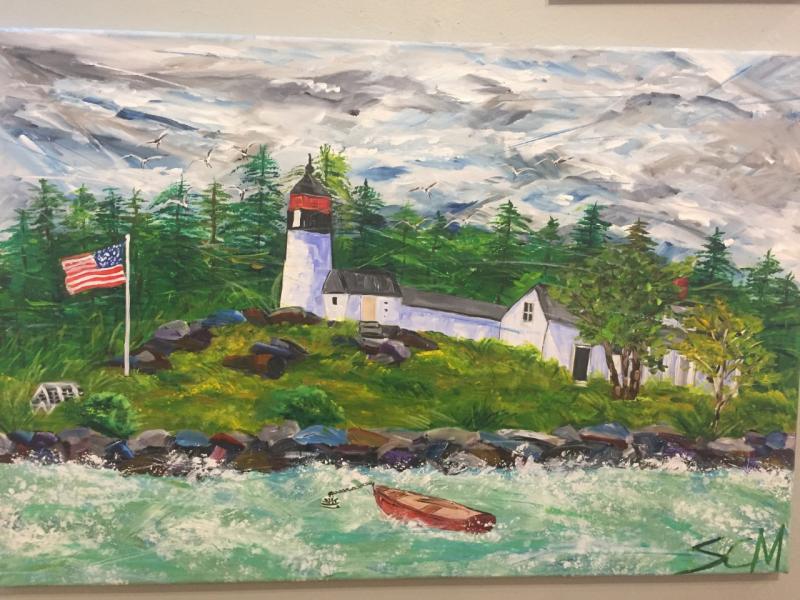 “The Glorious Colors of Burnt Island Light” by Sandra Morrissey. Sandra Morrissey
