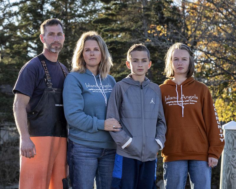 The Bayley family in Stonington. Photo courtesy Cheryl Clegg