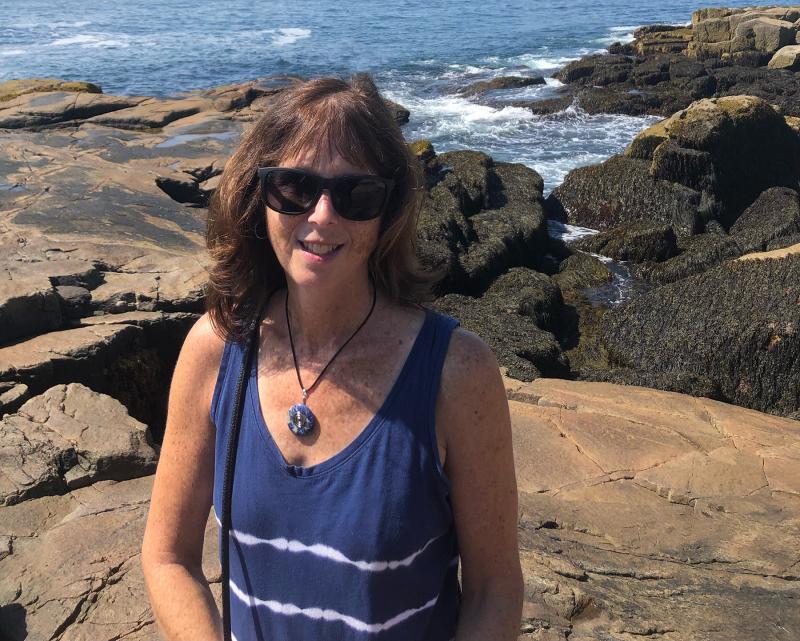 Photographer Cheryl Clegg in Maine. Photo courtesy Cheryl Clegg