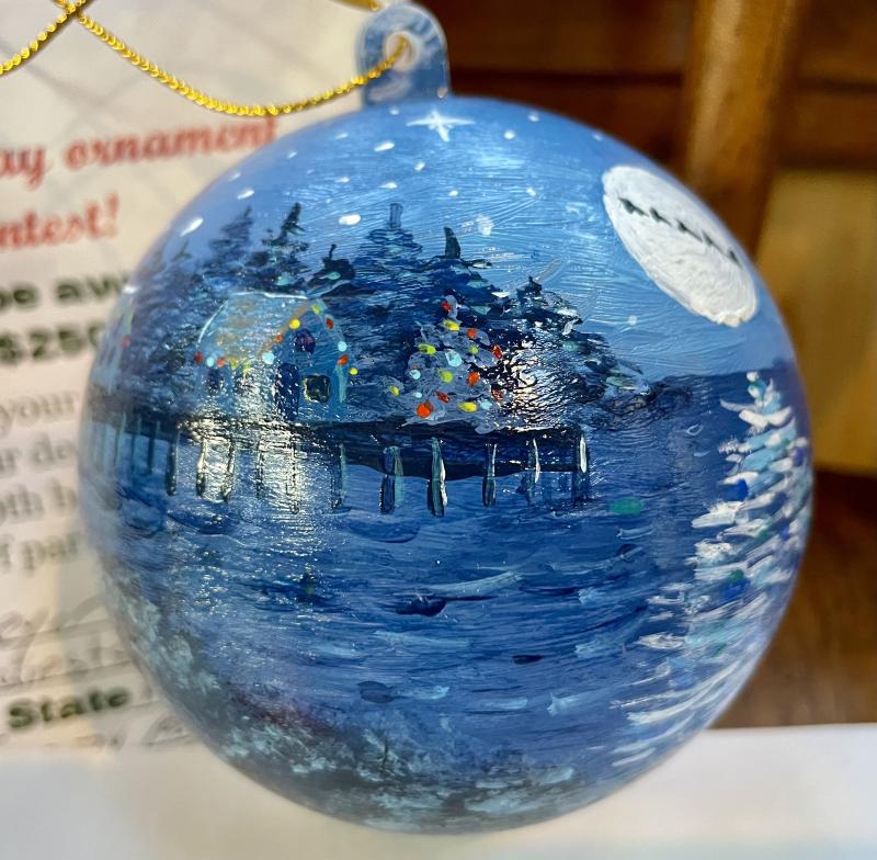 The 2022 Grand Prize winner of the Eastside Waterfront Park Family Christmas Ornament Decorating Contest is Freeman Geyer. Debbie Todte photo Freeman Geyer