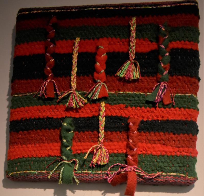 Jill Butke’s “Study in Red and Green.” Jill Butke