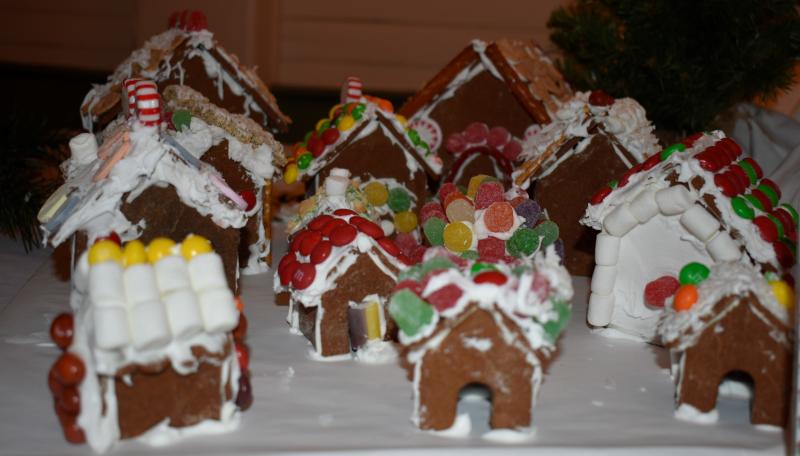 Most Delicious Looking: “Village and Candy Factory” by Youth Explorers of Universalist-Unitarian Fellowship - Finley, Mason, Dylan, Autumn, Mary, Maia, Rosalie, Owen.