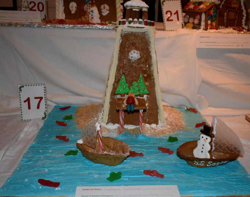 “Sophomore Lighthouse” - Kate Campbell and Spencer Pottle.
