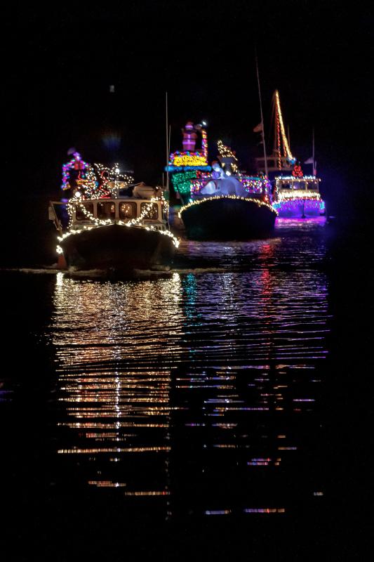 Boothbay Lights’ Lighted Boat Parade Boothbay Register
