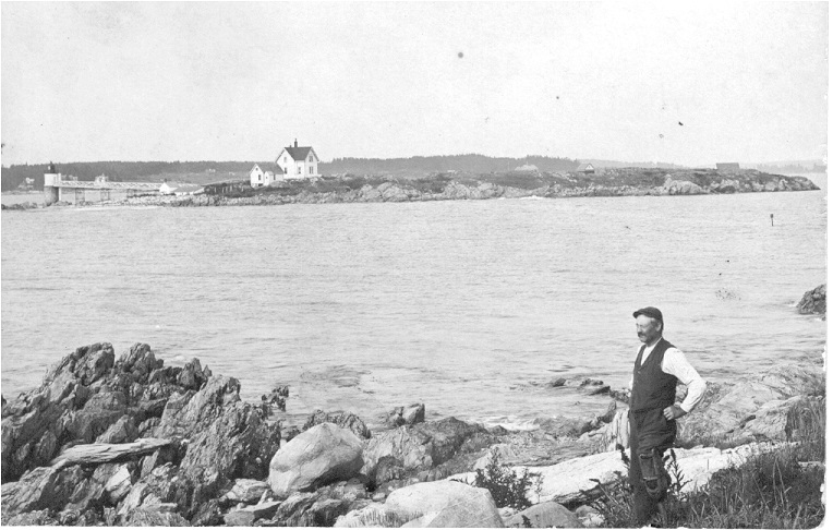 Samuel Cavanor, Ram Island Light’s first keeper. Courtesy photo