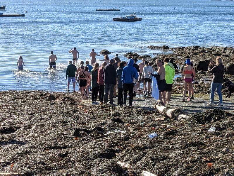 Ready, set, go they say in unison. CANDI JONETH/Boothbay Register