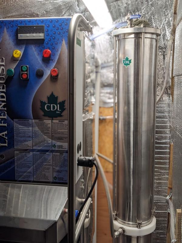 Chamber for reverse osmosis. CANDI JONETH/Boothbay Register