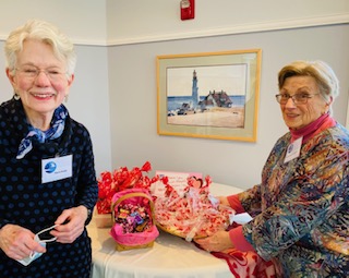 Carol Atwood Lyon (right) and Maria Doelp.