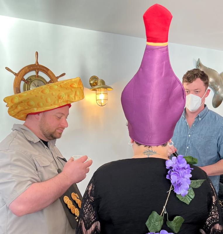 In the company of hats. Patricia Royall photo