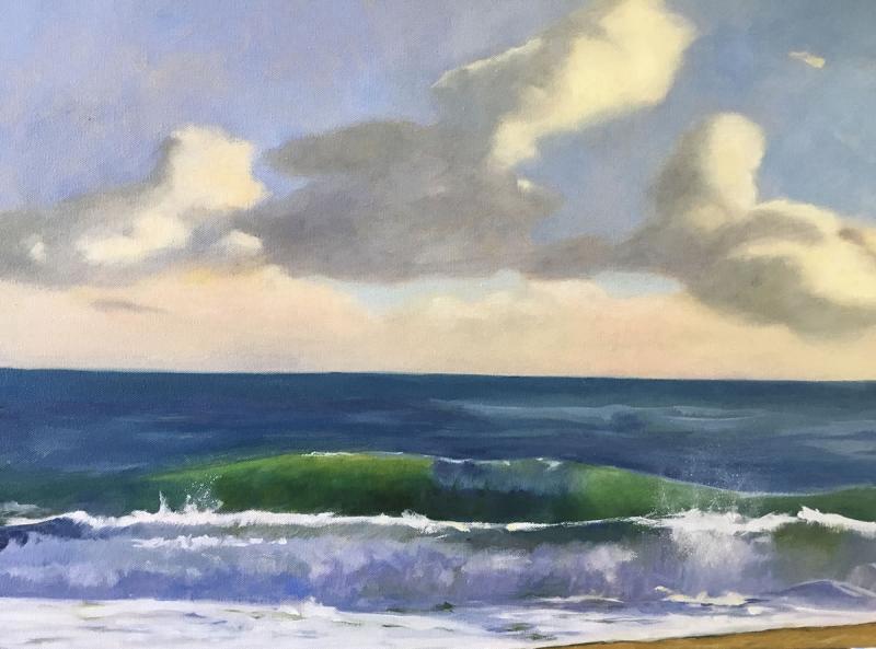 Dianne Dolan’s “Breakers” - see it in the new show at the Grill. Courtesy of Kim Traina Dianne Dolan