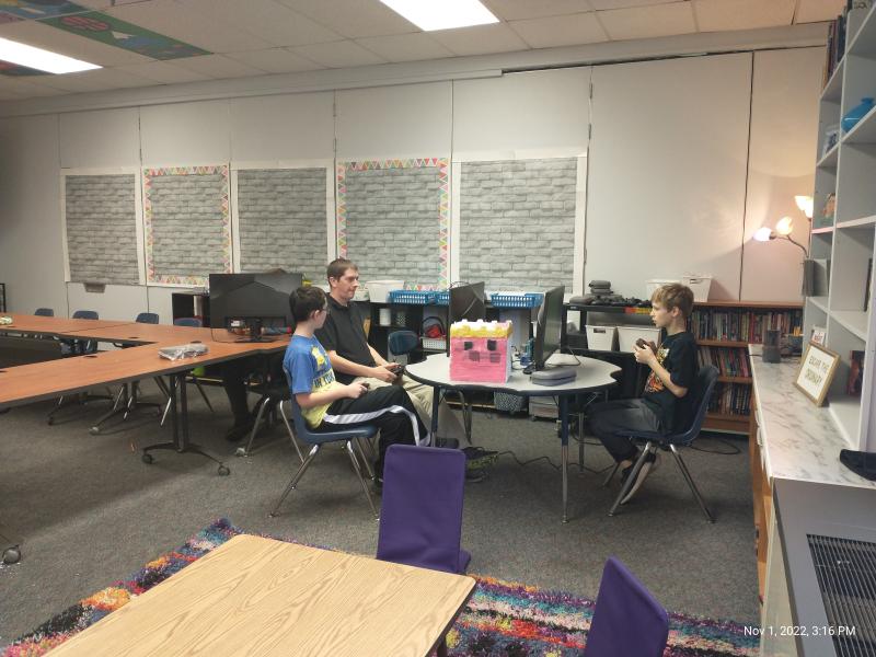 Boothbay Region Elementary School esports players. Courtesy of Shawna Kurr