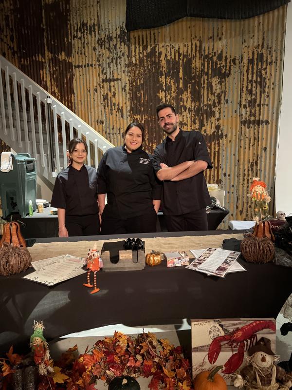 From left, Tugba Ciftci, executive sous chef/pastry chef; Sylvia Guevara, executive chef; and Yakup Ozdogan, chef de cuisine. Courtesy photo