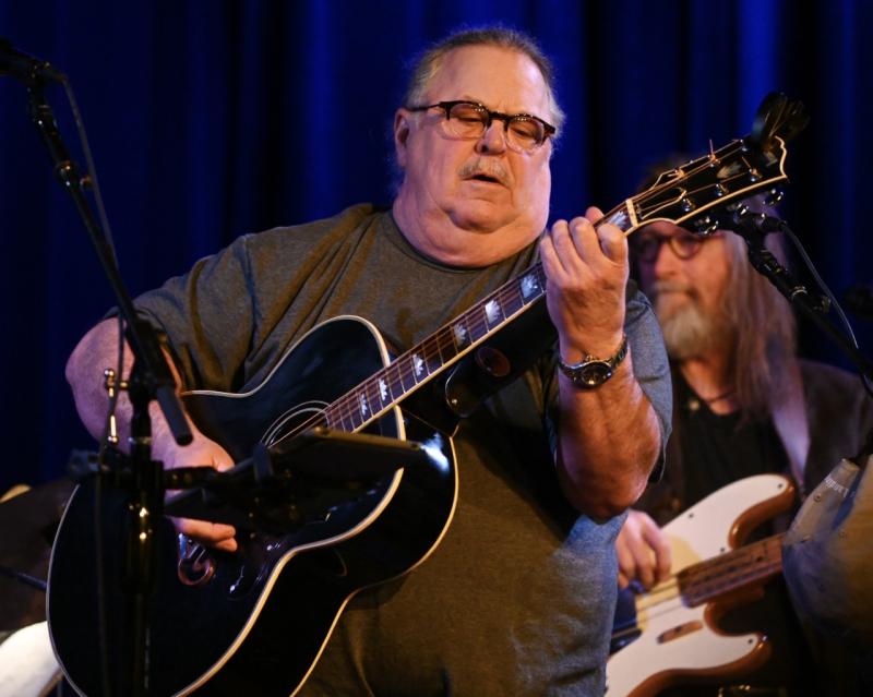 Boothbay’s Mark Stover is a familiar face here in the Boothbay region - and parts beyond, no doubt. Mark has played with The Boneheads many a time over the years. Bob Crink photo