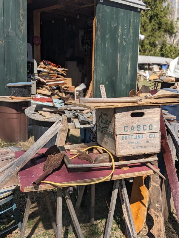 Remnants amass for over seven years. CANDI JONETH/Boothbay Register