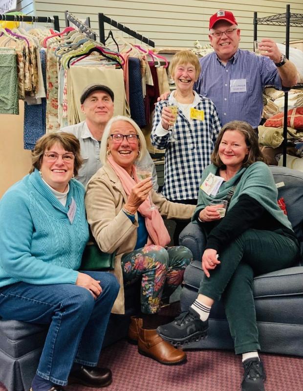 Carole McCarthy and company in the furniture department. Courtesy photo