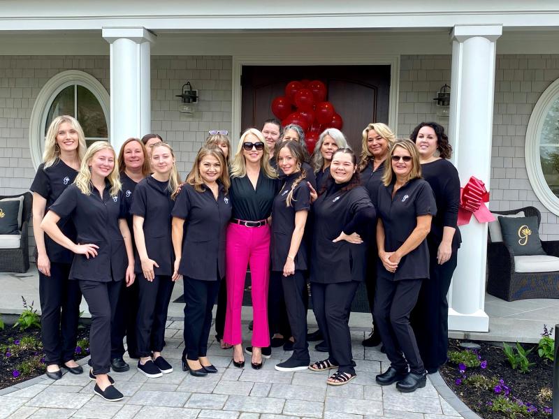 Spa team with Giselaine Coulombe. Courtesy photo