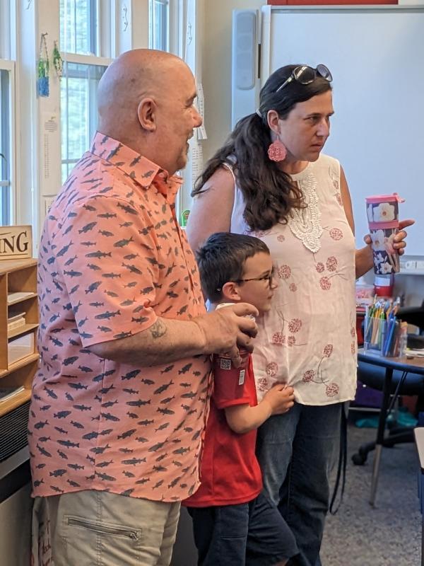 Parents watch the honor. CANDI JONETH/Boothbay Register
