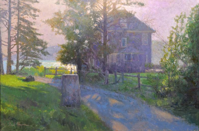 “”Afternoon Haze, Monhegan”” - 24”” x 36”” oil by Neal Hughes is in the artist’s show at Sylvan Gallery with Christa Pisano Aug. 3 - Sept. 2. Courtesy of the gallery Neal Hughes