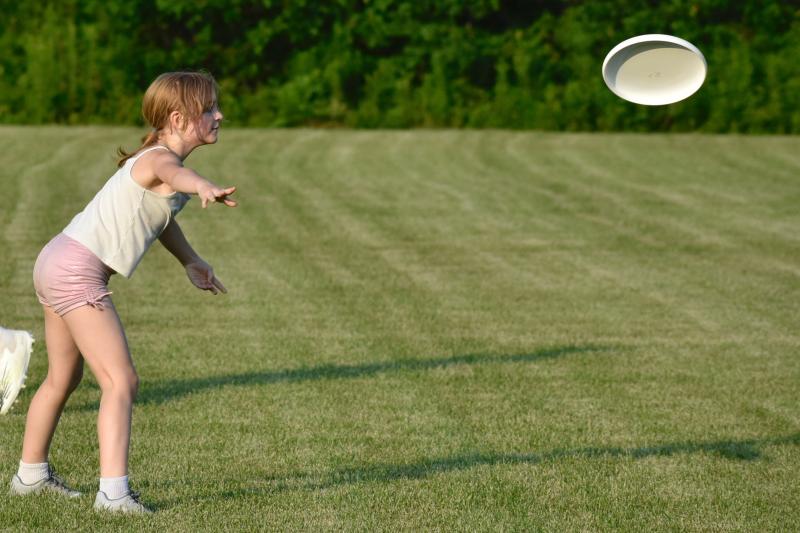 Josie Royle, 7, was the youngest player on the field. FRITZ FREUDENBERGER/Boothbay Register