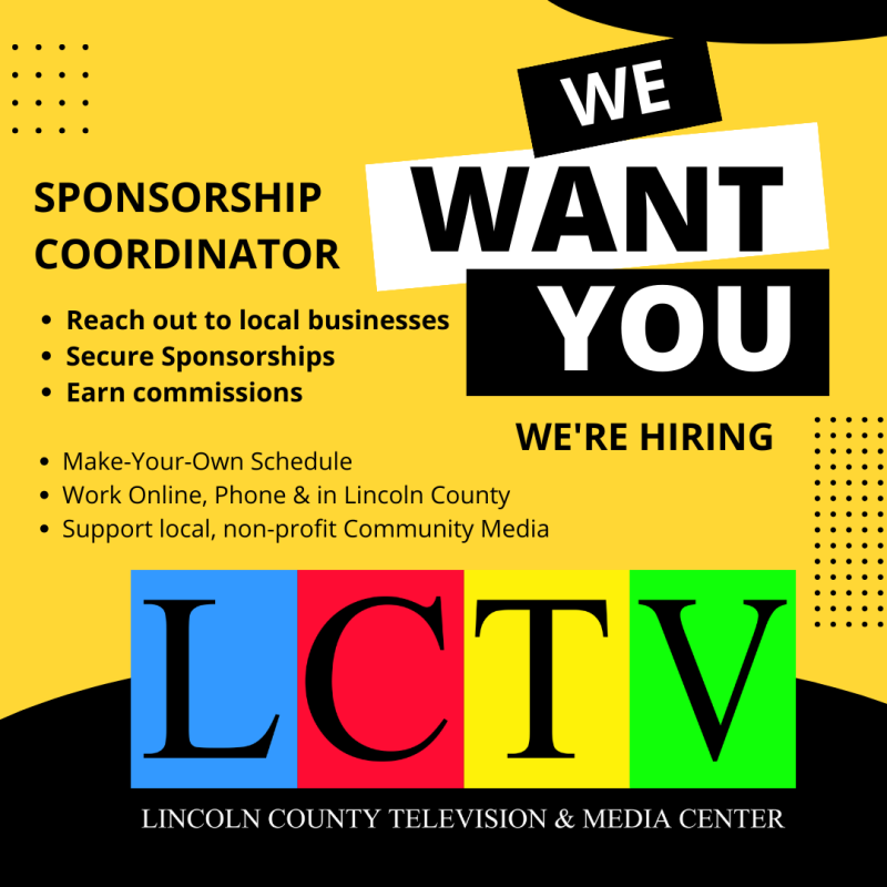 LCTV is looking for a motivated self-starter to join our team. Help Wanted: LCTV Sponsorship Coordinator
