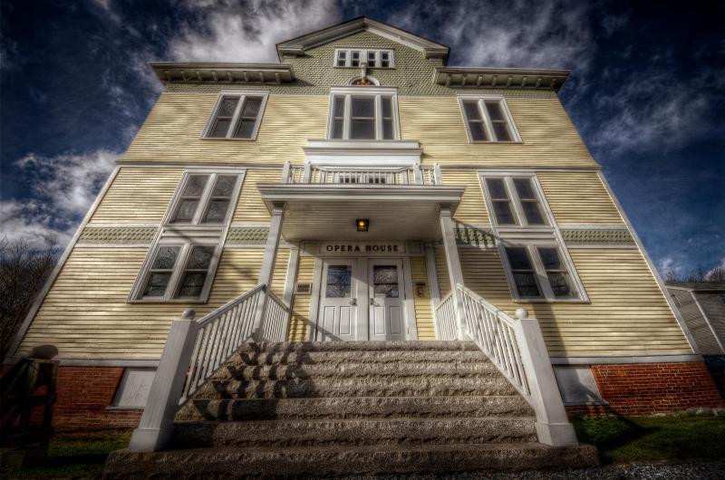 The Opera House at Boothbay Harbor was the image for April 2014 in a Haunted New England calendar created by Ghost Adventures paranormal researcher Jeff Belanger. Frank Grace photo