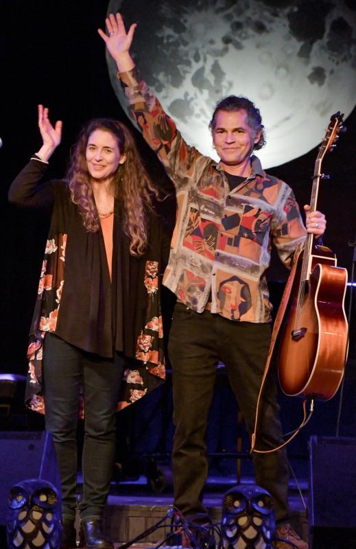 Boothbay Harbor native and author and singer Lara Tupper and her singer-songwriter husband Bobby Sweet. Peter Southwick photo