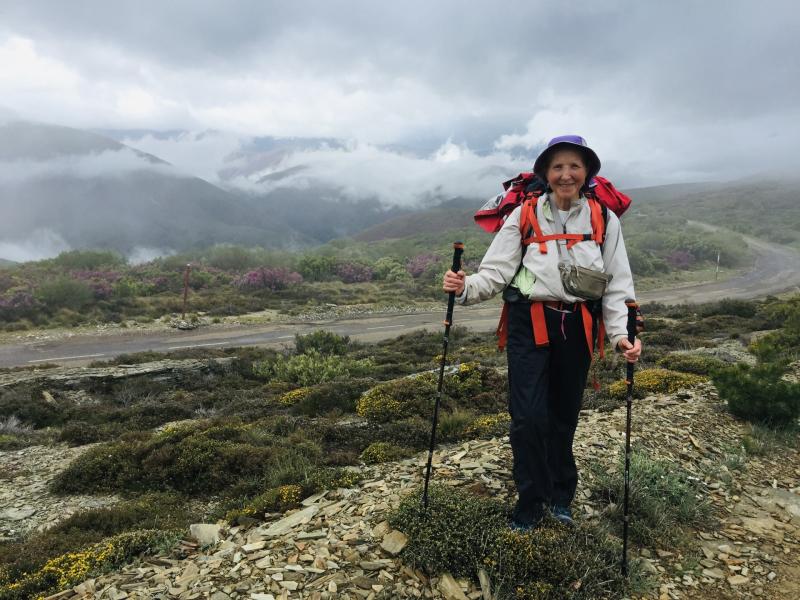 Alina Blakesley on the Camino de Santiago, a.k.a. The Way of St. James, in Spain, 2021. Courtesy of Alina Blakesley