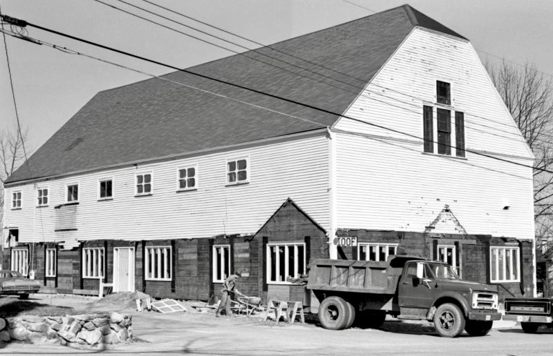 In 1981, Wiscasset builder Paul King and his crew remodeled the hall into apartments. PHIL DI VECE photo
