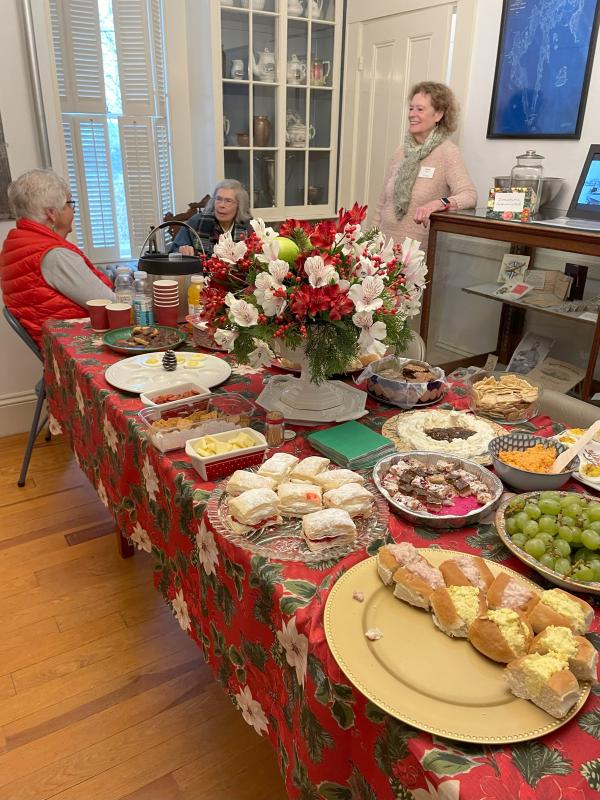 Goodies at the Historical Society’s open house. FRITZ FREUDENBERGER/Boothbay Register
