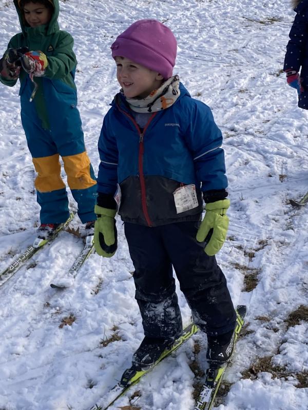 Students at CTL enjoy cross-country skiing after an early-December storm. Courtesy of CTL