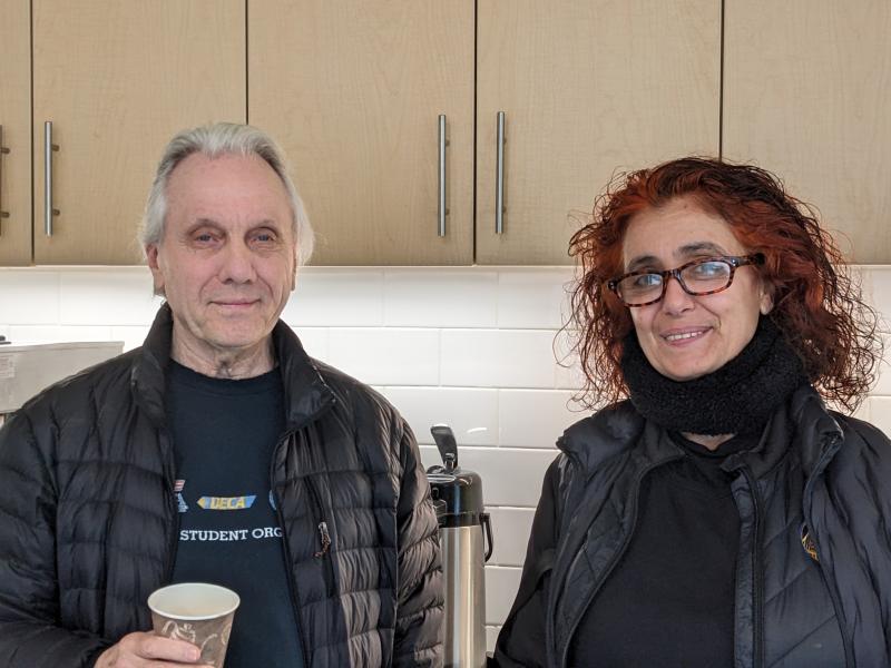 Walter Kreppein, left, and Neot Doron-Repa. CANDI JONETH/Boothbay Register
