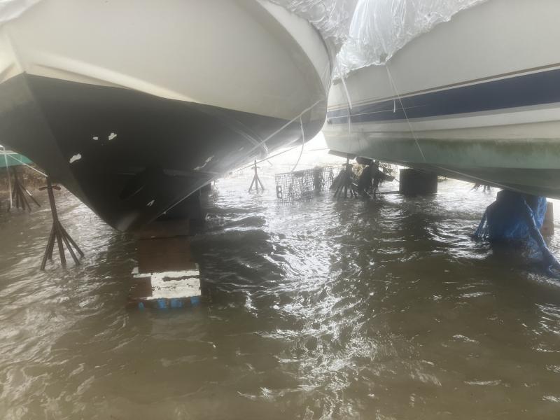 A scene at Ocean Point Marina in East Boothbay Jan. 13. Courtesy of Dan Miller