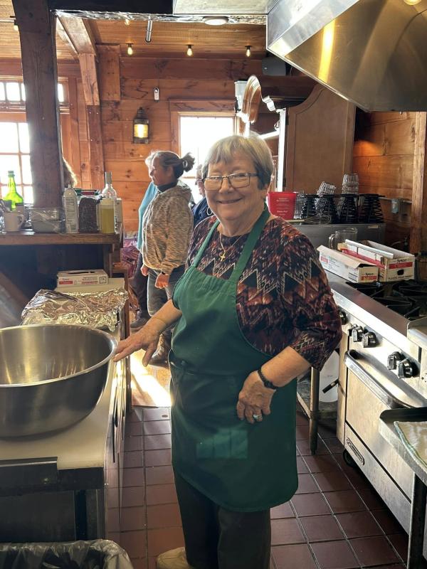 Tancy Mitchell in the kitchen at Brady’s. Courtesy photo